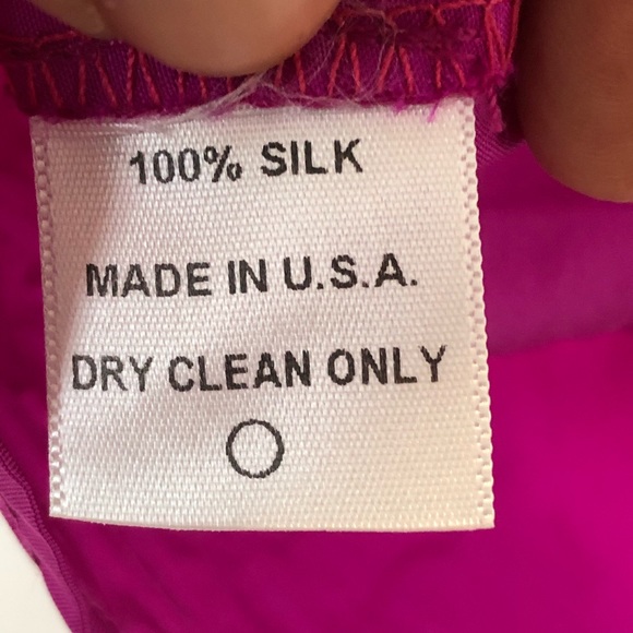 🎀Rory Beca Fushia Pink Silk Mini Cocktail Dress - Picture 6 of 6